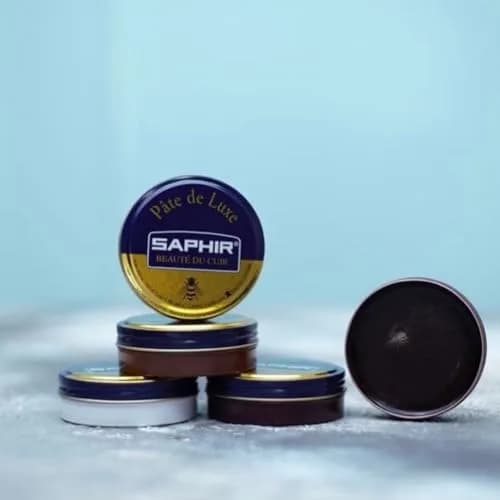 SAPHIR Beauté du Cuir Pate De Luxe Wax Shoe Polish 50ml (1.7 Fl Oz) | Mirror Shine & Leather Protection thumbnail 4
