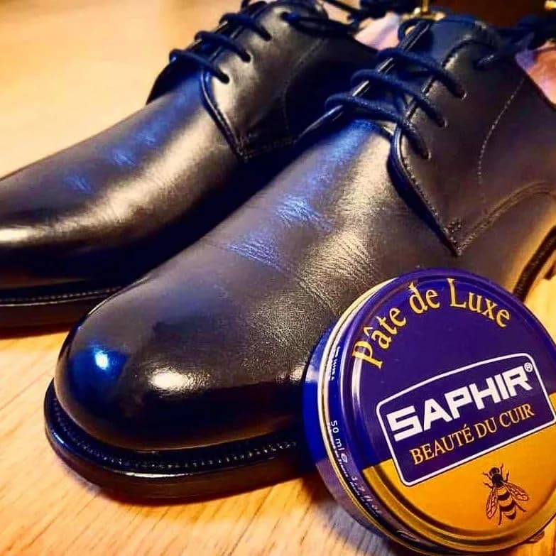 Saphir Pâte de Luxe Natural Wax Shoe Polish 50ml (1.76 Fl Oz) | Mirror Shine & Protection for Smooth Leather thumbnail 7