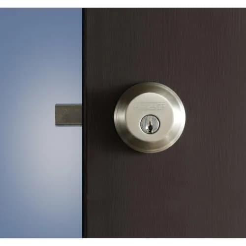 SCHLAGE Single Cylinder Front Door Deadbolt Satin Chrome | Highest Security Grade 1 thumbnail 5