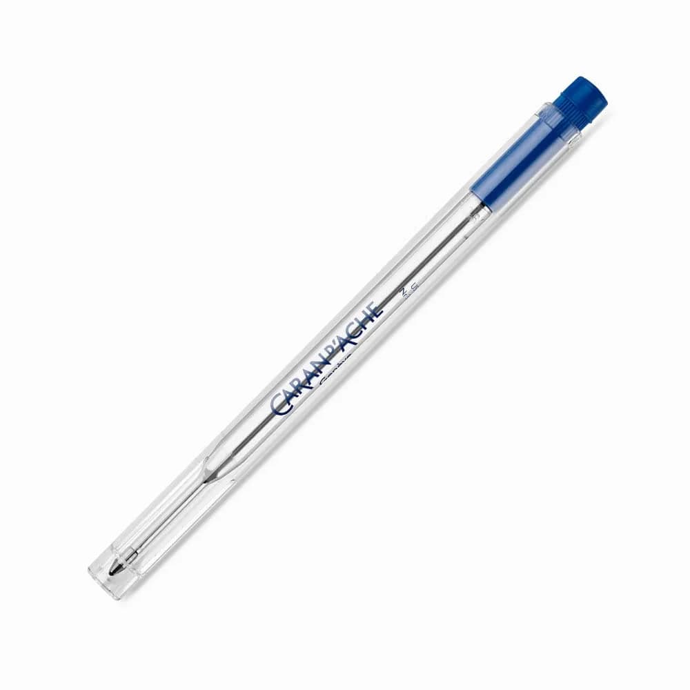 Caran d'Ache Goliath Red Ballpoint Pen Refill Medium Point | Smooth Ink Flow — Blue Broad
