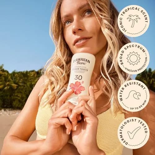 Hawaiian Tropic Sheer Touch Lotion Sunscreen SPF 30, Moisturizing Broad-Spectrum Protection, 237ml (8 Fl Oz) | Island Botanical Suncare thumbnail 5