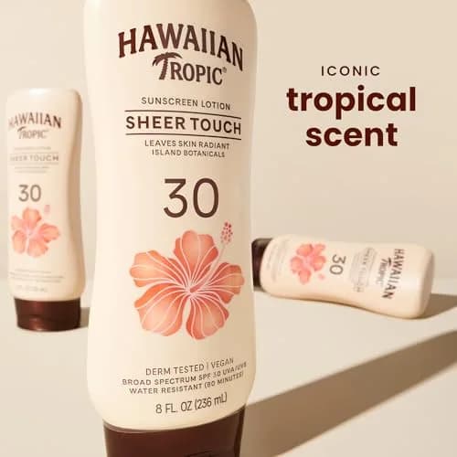Hawaiian Tropic Sheer Touch Lotion Sunscreen SPF 30, Moisturizing Broad-Spectrum Protection, 237ml (8 Fl Oz) | Island Botanical Suncare thumbnail 2