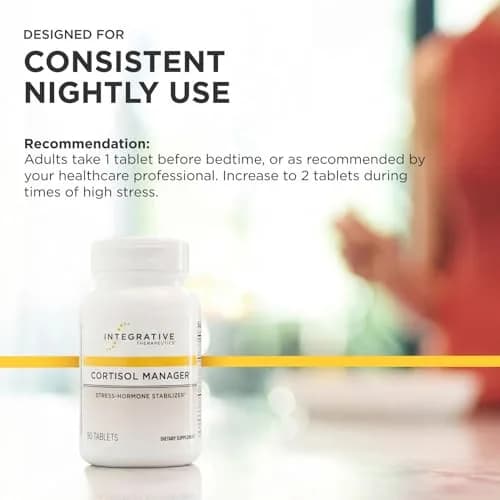 Integrative Therapeutics Cortisol Manager 90 Tablets | Stress Support & Relaxation thumbnail 7