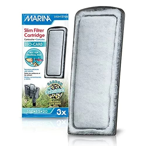 Marina Slim Filter Bio-Carb 3 Pack | Activated Carbon & Ceramitek for Aquarium Water (100-120c) thumbnail 1