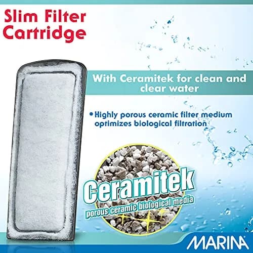 Marina Slim Filter Bio-Carb 3 Pack | Activated Carbon & Ceramitek for Aquarium Water (100-120c) thumbnail 4