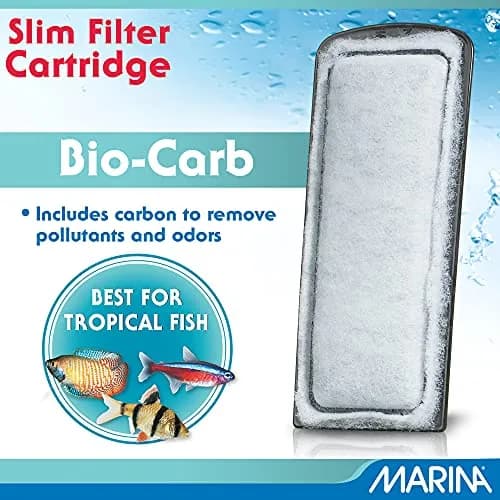Marina Slim Filter Bio-Carb 3 Pack | Activated Carbon & Ceramitek for Aquarium Water (100-120c) thumbnail 3