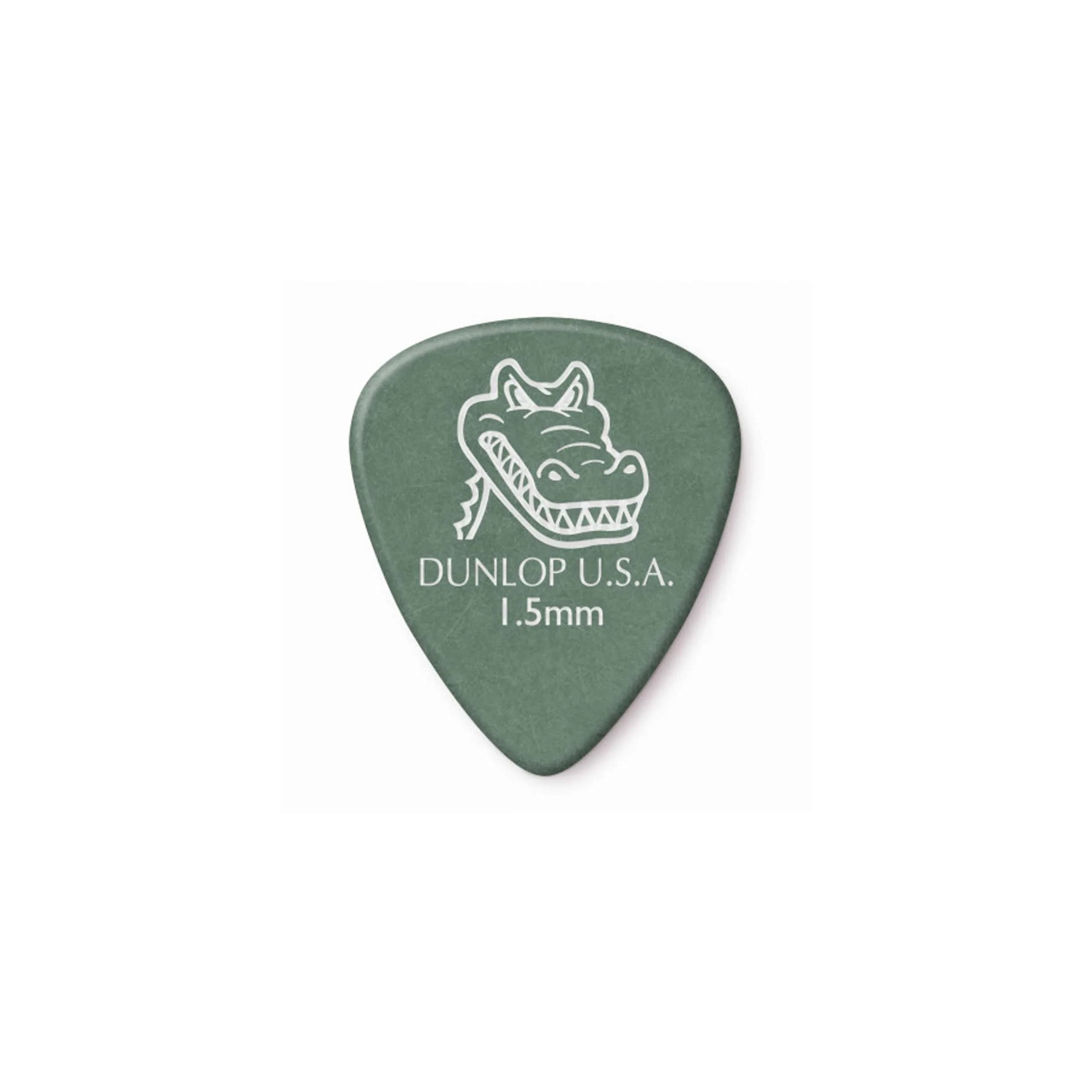 Jim Dunlop Gator Grip® Pick 1.5MM | 72 High-Quality Delrin Picks with Matte Surface