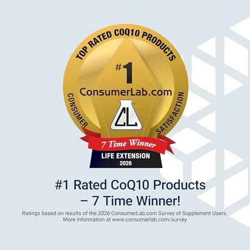 Life Extension Super Ubiquinol CoQ10 50 mg (30 Count) thumbnail 7