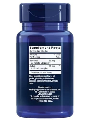 Life Extension Super Ubiquinol CoQ10 50 mg (30 Count) thumbnail 2