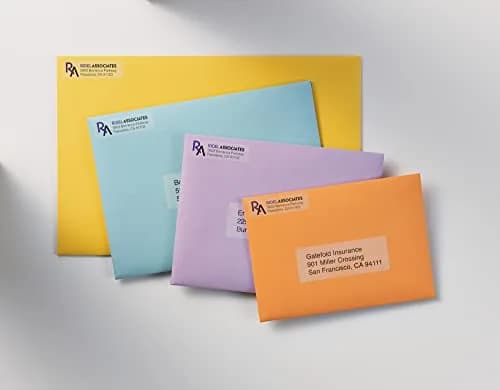 Avery Matte Clear Return Address Labels 0.5" x 1.75" (800 Labels) | Sure Feed Technology thumbnail 6