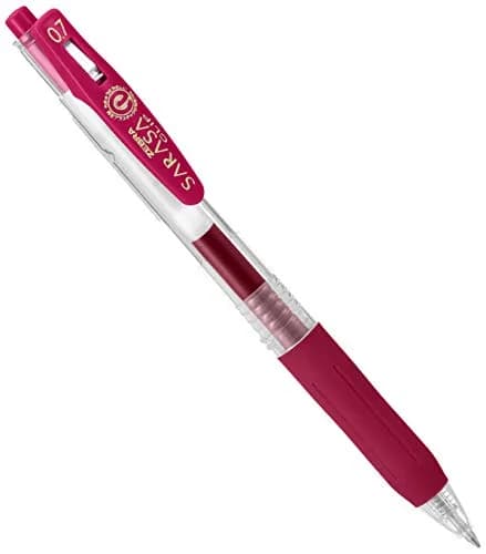 Zebra Sarasa Clip Gel Pen 0.7 mm Magenta | Smooth Ink Flow Writing Instrument thumbnail 2