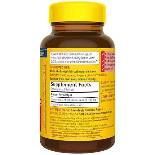 Nature Made CoQ10 100mg Softgels | 72 Count (2.5 oz) thumbnail 8