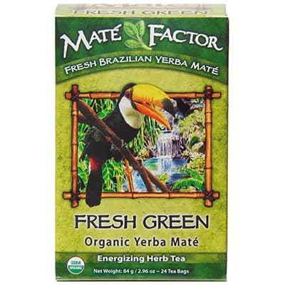 Maté Factor Yerba Mate Energizing Herb Tea Bag, Organic Green, 24-Count | Fresh & Certified thumbnail 2
