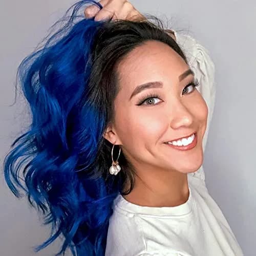 MANIC PANIC Classic Shocking Blue Semi Permanent Hair Color 4oz | Vibrant, Long-Lasting Blue for Women & Men thumbnail 5