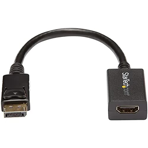 StarTech.com DisplayPort to HDMI Adapter Converter 21cm (8in) Cable | Passive DP++ to HDMI Dongle for 1080p Video thumbnail 8