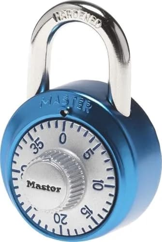Master Lock 1561DAST Locker Lock Combination Padlock 1 Pack | Durable Metal Body, Keyless Security thumbnail 1
