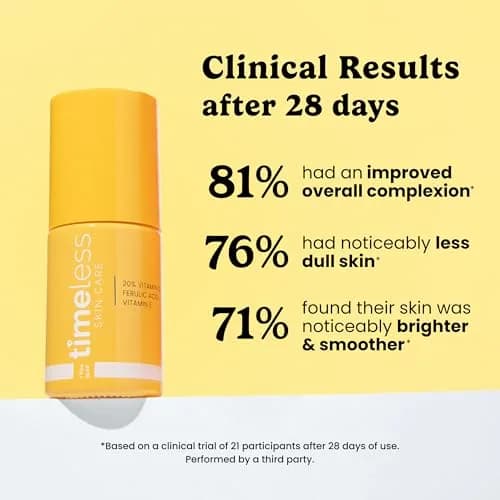 Timeless Skin Care 20% Vitamin C + E + Ferulic Acid Serum 30ml (1 Fl Oz) | Brightens Skin Tone thumbnail 3