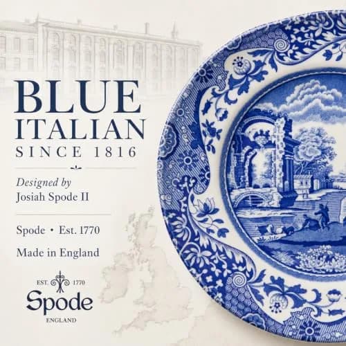 Spode Blue Italian Bread and Butter Plate Set of 4 | 16.5 cm (6.5 Inch) Fine Earthenware thumbnail 7