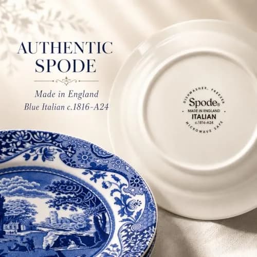 Spode Blue Italian Bread and Butter Plate Set of 4 | 16.5 cm (6.5 Inch) Fine Earthenware thumbnail 9