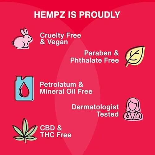 Hempz Pomegranate Bright Citrus Moisturizing Body Lotion 493ml (17 Fl Oz) | Hydrates Dry Skin with Shea Butter & Hemp Seed Oil thumbnail 6
