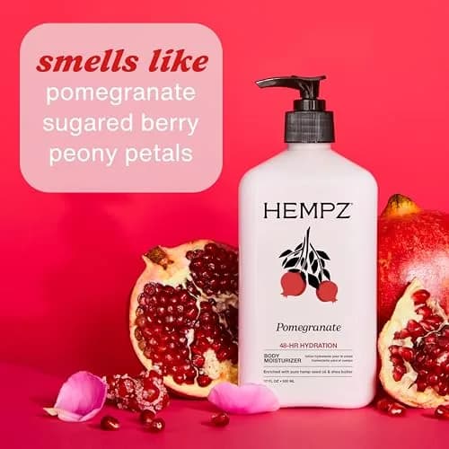 Hempz Pomegranate Bright Citrus Moisturizing Body Lotion 493ml (17 Fl Oz) | Hydrates Dry Skin with Shea Butter & Hemp Seed Oil thumbnail 3
