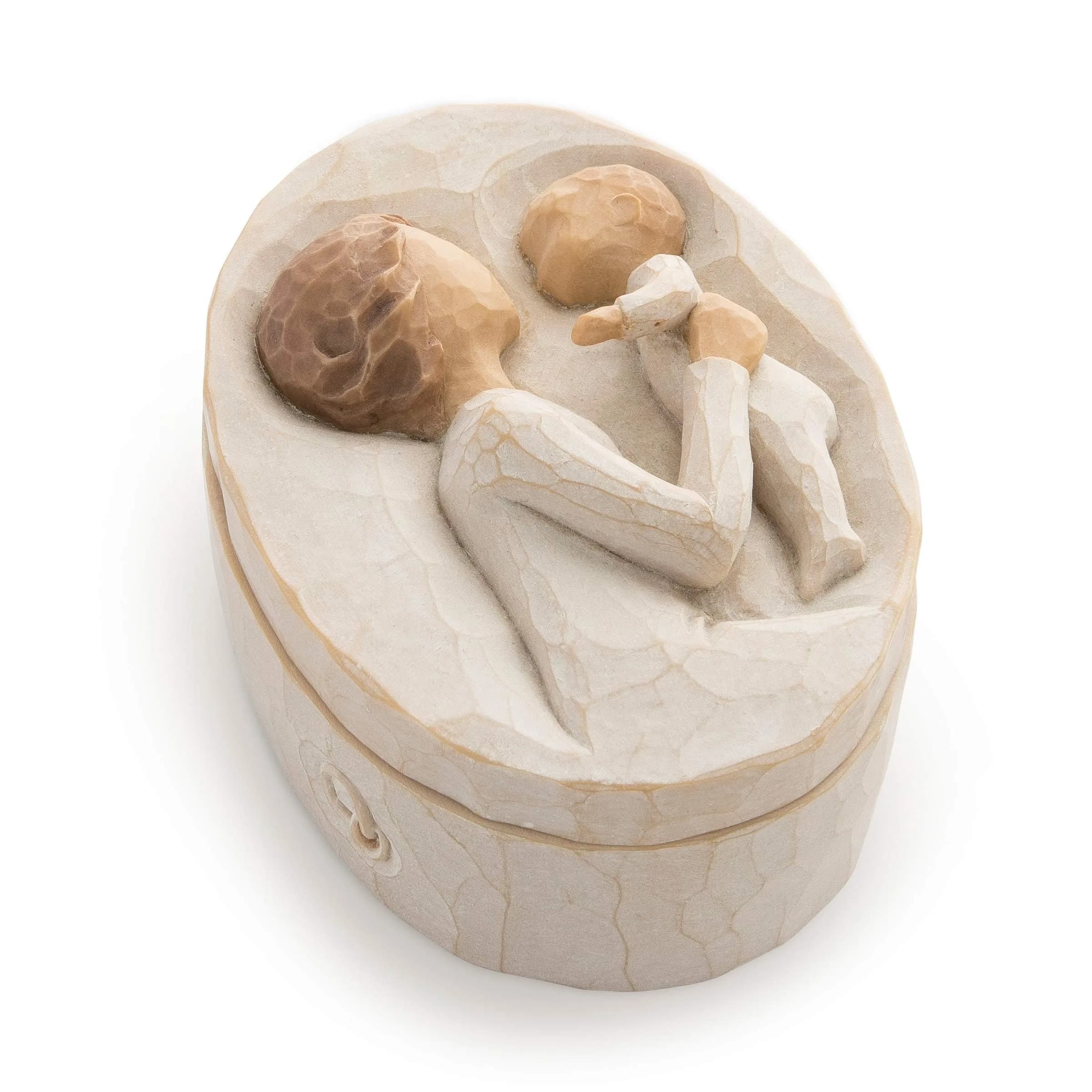 Willow Tree Grandmother Keepsake Box, Sculpted Hand-Painted Bas-Relief Box | Sentimental Gift for Loved Ones - main product image
