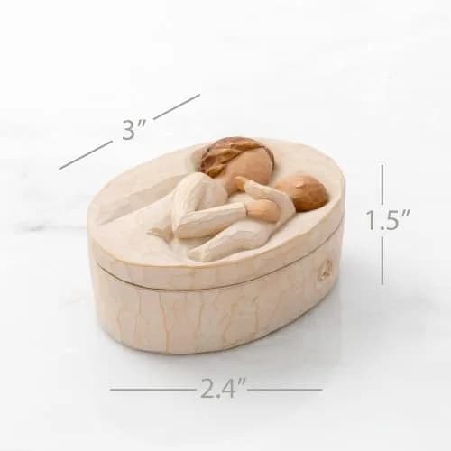 Willow Tree Grandmother Keepsake Box, Sculpted Hand-Painted Bas-Relief Box | Sentimental Gift for Loved Ones thumbnail 2