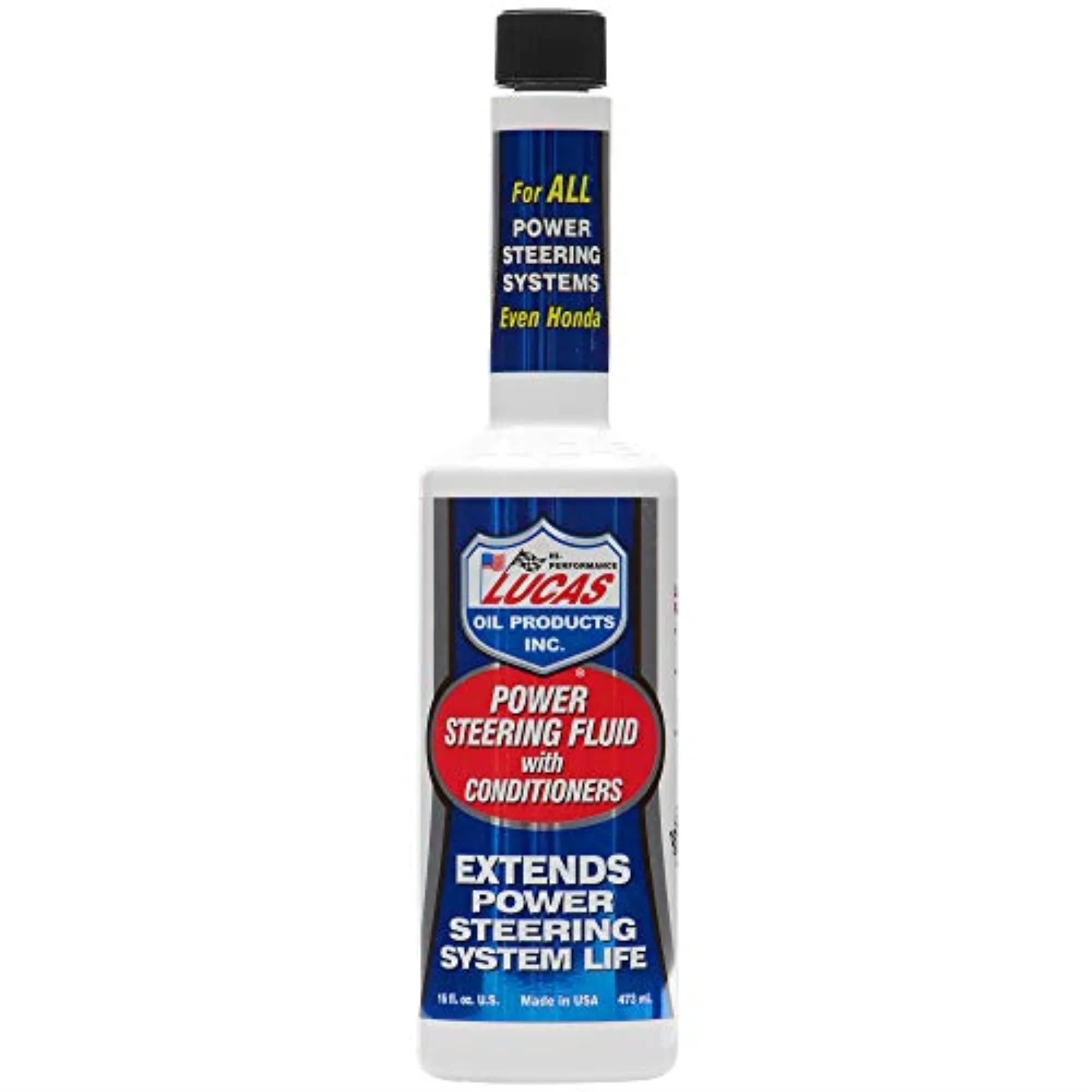 Lucas Oil Power Steering Fluid with Conditioners 473ml (16 Fl Oz) | Smooth, Quiet Operation - main product image