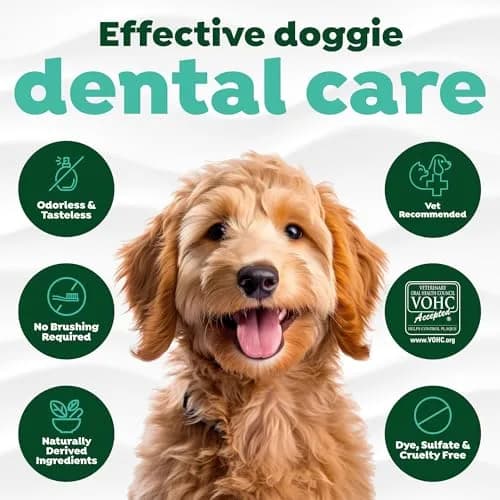 TropiClean Fresh Breath Water Additive for Dogs 473ml (16 Fl Oz) | Odorless, VOHC Accepted, No Brushing Required thumbnail 5
