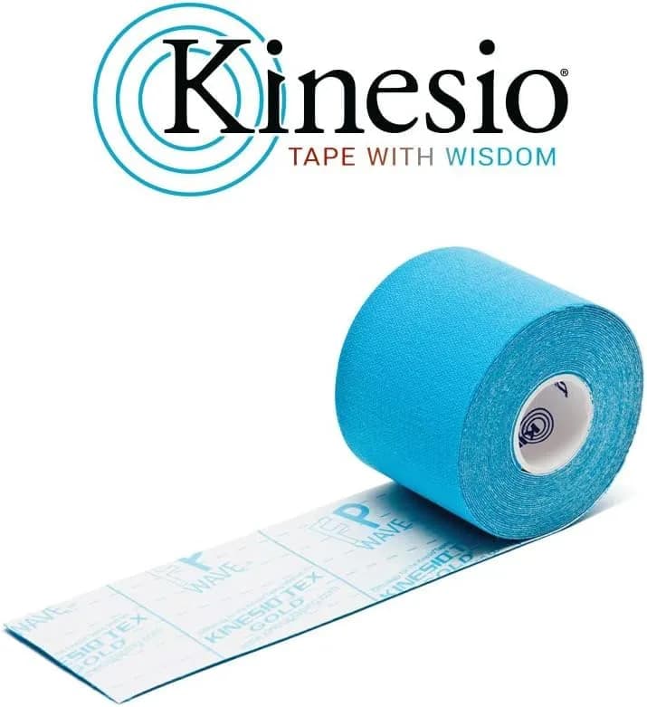 Kinesio Gold Elastic Therapeutic Athletic Tape FP Beige 2.54cm (1in) x 5m Roll | USA-Sourced for Muscle Support thumbnail 8