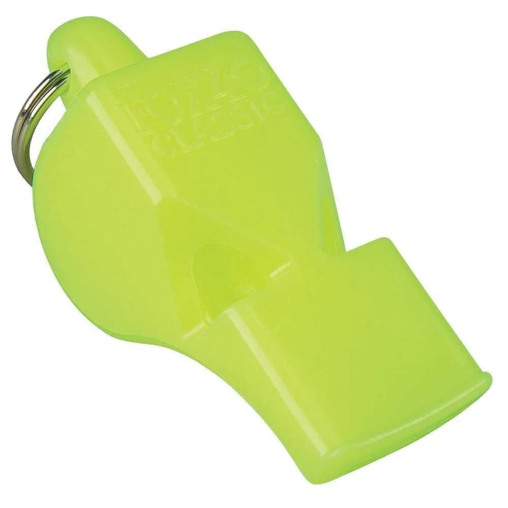 Fox 40 Classic Safety Whistle, Neon Yellow | 115 dB Loud High-Pitched Sound
