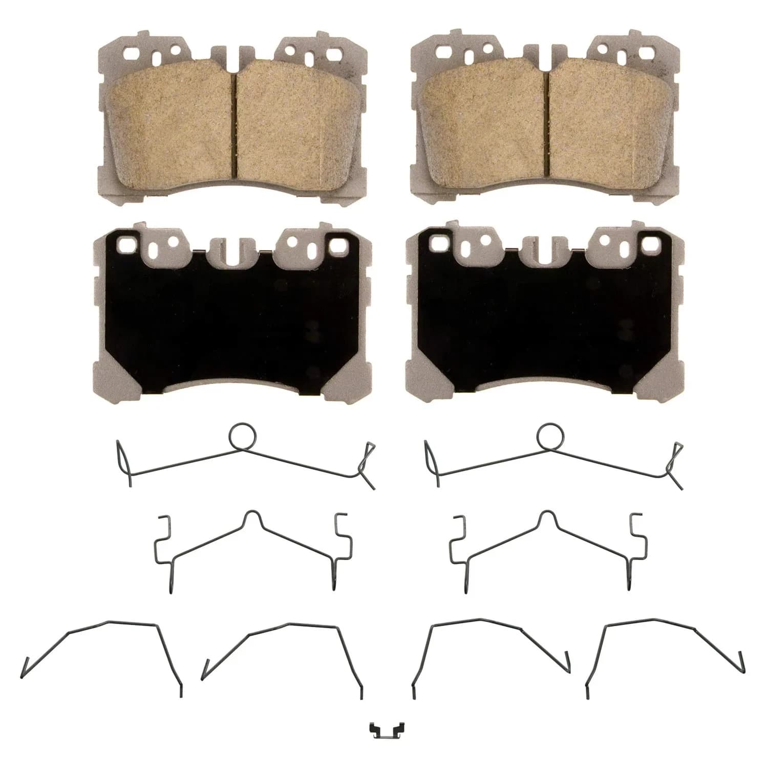 Wagner ThermoQuiet QC1282 Ceramic Disc Brake Pad Set Front 2.27 kg (5 lb) | Quiet Operation & Long Life — Assorted