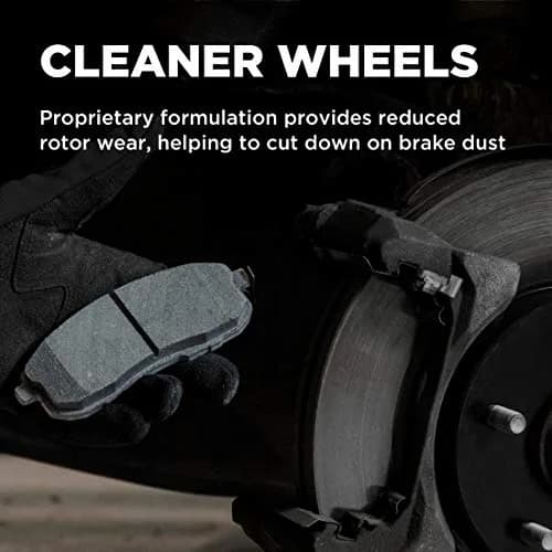 Wagner ThermoQuiet QC1282 Ceramic Disc Brake Pad Set Front 2.27 kg (5 lb) | Quiet Operation & Long Life thumbnail 4