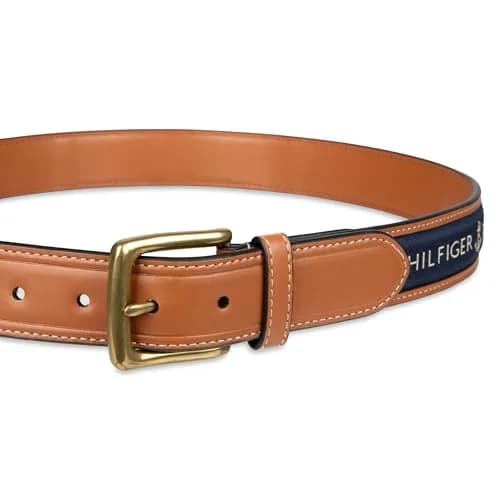 Tommy Hilfiger Men's Ribbon Inlay Casual Belt 3.5cm (1 3/8") | Classic American Style thumbnail 3