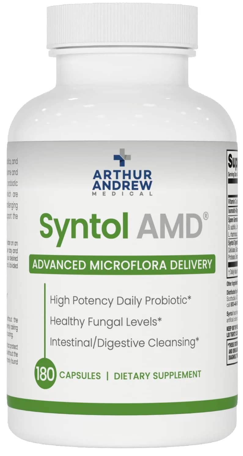 Arthur Andrew Medical Syntol AMD Probiotic Multi-Enzyme 180 Count | Yeast & Fungal Balance Support - main product image