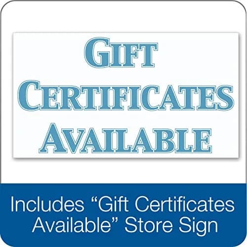 Adams Gift Certificate Cards, 20 Folded Cards & Envelopes, 11.4 x 16.2 cm (4.5 x 6.38 Inches), White | Premium Quality for Business Appreciation thumbnail 6
