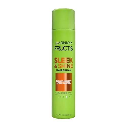 Garnier Fructis Sleek & Shine Hairspray, Extra Strong Hold 236ml (8.25 oz) | 24-Hour Anti-Humidity & Frizz Control thumbnail 1