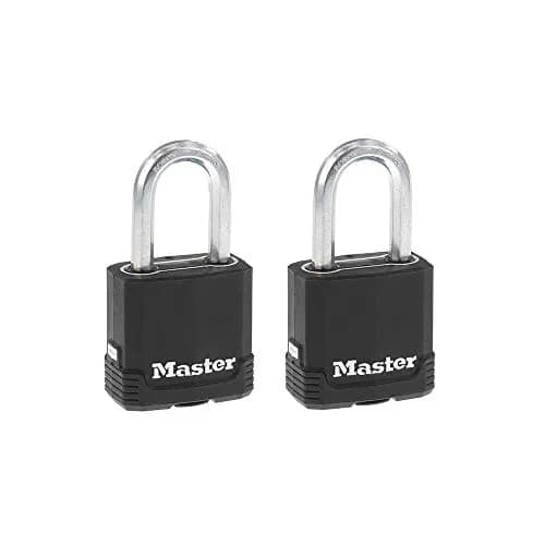 Master Lock Magnum Outdoor Padlock 48mm Body, 38mm Shackle | Tough-Cut Boron-Carbide Shackle thumbnail 1