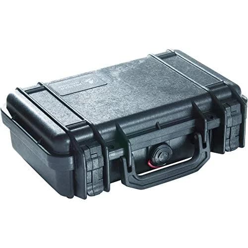 Pelican 1170 Case With Foam (Black) 26.8 cm x 15.3 cm x 8 cm | Watertight & Crushproof Protection thumbnail 1