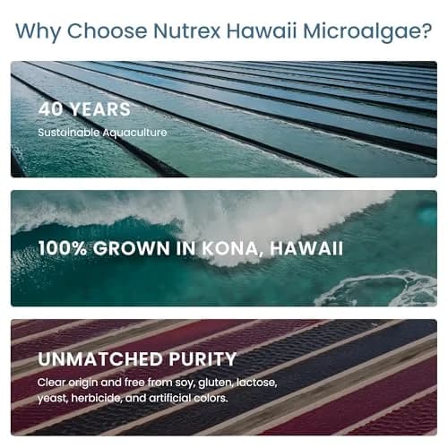 Nutrex Hawaii Pure Hawaiian Spirulina Tablets, Vegan, 500 mg, 400 Count | Supports Eye & Immune Health thumbnail 7