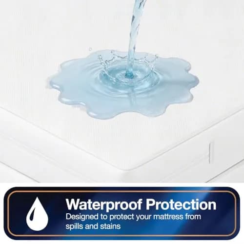 Bed Bug Blocker FRE146XXWHIT01 Mattress Protector, Twin, White | Triple Seal Water-Resistant Cover thumbnail 7