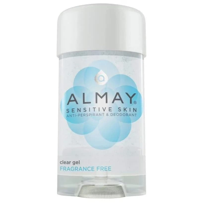 Almay Sensitive Skin Clear Gel Antiperspirant Deodorant Fragrance-Free 2.25 oz (6 oz Pack) | Dermatologist Tested for Sensitive Skin thumbnail 2