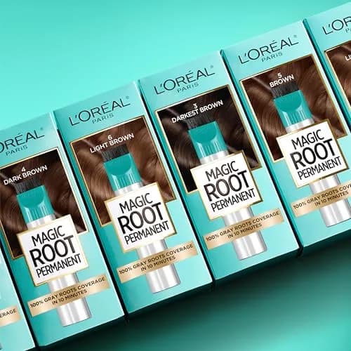 L'Oreal Paris Magic Root Permanent Hair Color Kit - 7 Dark Blonde, 10-Minute Gray Coverage thumbnail 4