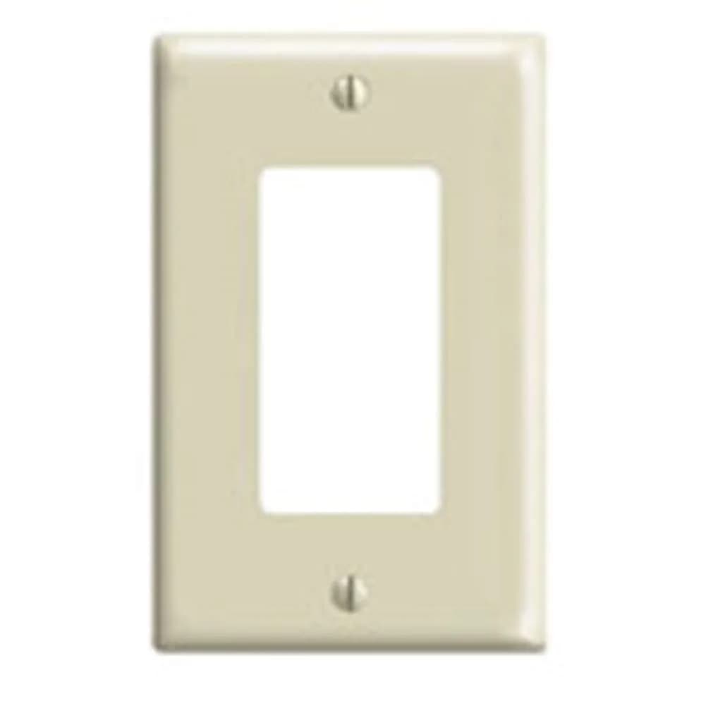 Leviton 1-Gang Decora/GFCI Midway Wallplate Light Almond (20-Pack) | Protects Devices & Hides Irregularities - main product image