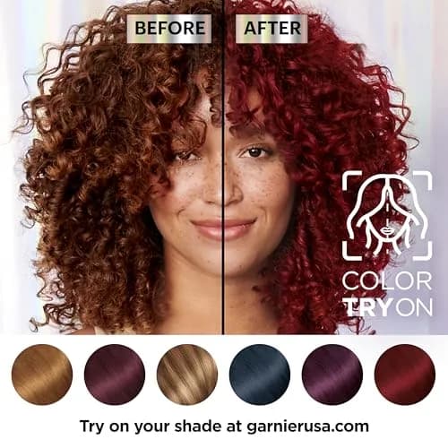 Garnier Nutrisse Ultra Color R2 Medium Intense Auburn Hair Dye | Permanent, Vegan & Cruelty-Free thumbnail 6