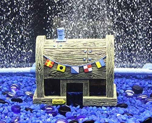 Penn-Plax Spongebob Krusty Krab Aquarium Ornament Medium | Officially Licensed Resin Decor thumbnail 2