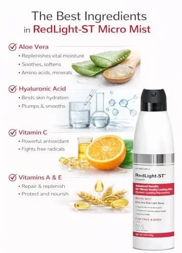 RedLight-ST Micro Mist EVO Pre Therapy Spray 178 ml (6.03 Fl Oz) | Skin Prep for Red Light Therapy thumbnail 6