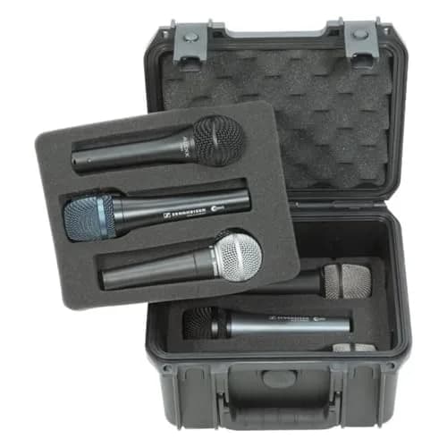 SKB 3I-0907-MC6 Injection-Molded Waterproof Mic Case for Six Microphones - Black | 2.3 kg (3.5 lb) Case thumbnail 1