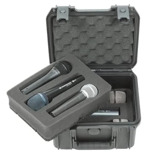 SKB 3I-0907-MC6 Injection-Molded Waterproof Mic Case for Six Microphones - Black | 2.3 kg (3.5 lb) Case thumbnail 9