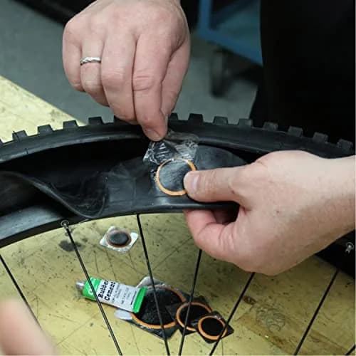 Slime Tube Rubber Patch Kit 5 Patches, Scuffer & Glue | Fixes Bike Punctures thumbnail 6